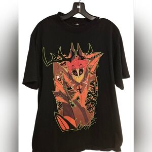 Hazbin Hotel Black Logo Graphic Tee